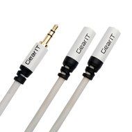 GearIT Pro Series Gold Plated 3.5mm Auxiliary Audio Stereo Y Headphone Splitter Extension Male to Female Cable... N3