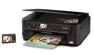 Epson Stylus NX625 Wireless All-in-One Color Inkjet Printer, Copier, Scanner (C11CA70271) N2