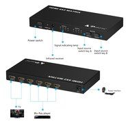 Portta PET0402 HDMI 4 port 4x2 Matrix with Remote v1.3 support 3D Super Slim 1080p N3