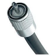Ham and CB Radio PL-259 UHF Male RG-213 Jumper | MIL-C-17/163A RG213 PL259 Low-loss Shielded Coax Cable, 4-Feet N17