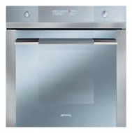 Smeg SF112U 24" Linea Series Built-In Single Electric Wall Oven with 2.8 cu.ft. Capacity Ergonomic Backlit Transparent... N2