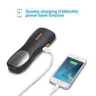 Sinvitron Hand Crank Self Powered Emergency Radio with LED Flashlight, Alarm, Swiss Knife Tool Set, Mobile Cell... N2