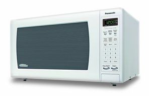 Panasonic NN-SN733W White 1.6. Cu. Ft. Sensor Microwave Oven with Inverter Technology, N2