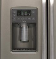 GE Profile PZS22MMKES 36" Counter-Depth Side-By-Side Refrigerator with Advanced Water Filtration, Adjustable Slide-Out... N2