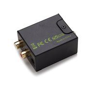 Digital to Analog Audio Converter with Fiber Toslink Cable and Power Adapter Supports PCM / LPCM Output Coax and...