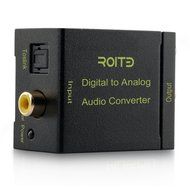 Digital to Analog Audio Converter with Fiber Toslink Cable and Power Adapter Supports PCM / LPCM Output Coax and... N2
