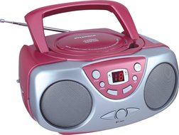 Pink Portable CD Radio