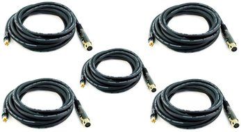 Monoprice 104783 1.5' Premier Series XLR Female to RCA Male 16AWG Cable N17