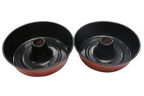 Webake 2-Pack 10 Inch and 9.4 Inch Angel Food Cake Pan, Chiffon Mold, Cake Molds