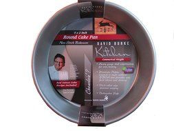 Commercial Weight Round 9&quot; x 2&quot; Cake Pan: David Burke Kitchen: Non-Stick Bakeware N2