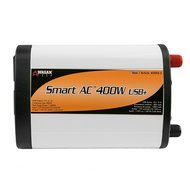 Wagan EL2003-5 SmartAC 400 Watt Continuous Power Inverter with 5V 2.1 Amp USB Charging Ports