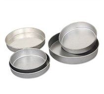 Alegacy P1010 Aluminized Steel Layer Cake Pan, 10-Inch by 1-Inch