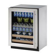 U-Line U2224BEVS15A Built-in Beverage Center, 24", Stainless Steel