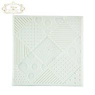 Vivin Patchwork Quilt Cake Mould Silicone Design Mat for Cake Decorating Cupcakes Sugarcraft Candies Pearl Fondant... N7
