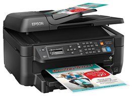 Epson WF-2750 All-in-One Wireless Color Printer with Scanner, Copier &amp; Fax N5
