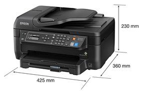 Epson WF-2750 All-in-One Wireless Color Printer with Scanner, Copier &amp; Fax N6
