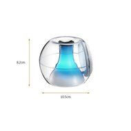 Natural Sound Alarm Clock 7 Color Changing Light LED Screen 3AAA Battery Powered Small Music Alarm Clock N3