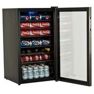 Unique Interior Lighting, Supreme Cold Stainless Steel Beverage Cooler Sold, Blue