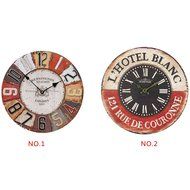 MuLuo 12 inch Wood home wall clocks hanging watch for living room bedroom Office B