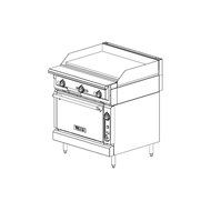 Vulcan VGMT36S V Series Heavy Duty Range gas 36" griddle standard oven
