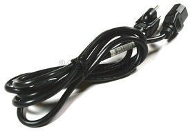 2 Pack Universal (6 Ft/2 Meters) Computer AC Power Cable IEC320 C13 3-Prong 10A 125V US