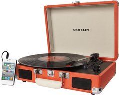 Crosley Cruiser. The Best Modern Portable &amp; Lightweight Turntable Suitcase, Briefcase 3 Speed Gramophone, Vinyl... N21