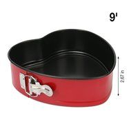 Perfect Lily Heart Shape Cake Pan 9 Inches Cake Pan Non-stick Cake Pan Leakproof Cheesecake Pan Heart Shapeed... N3