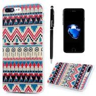 Badalink iPhone 7 Plus Case (5.5") Shockproof Soft TPU Rubber Skin Bumper Case Flexible Easy Grip with 3D Basso-relievo... N44