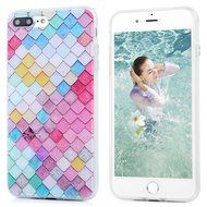 Badalink iPhone 7 Plus Case (5.5") Shockproof Soft TPU Rubber Skin Bumper Case Flexible Easy Grip with 3D Basso-relievo... N46