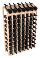 Wine Racks America Ponderosa Pine 7 Column 10 Row Display Top Kit. 13 Stains to Choose From! N13