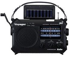 Kaito KA500 5-way Powered Emergency AM/FM/SW NOAA Weather Alert Radio with Solar,Wind Up,Dynamo Crank,Flashlight...