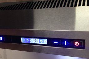 30" Under Cabinet Stainless Steel Range Hood Illuminated Keypad Baffle Filters LED lighting N3