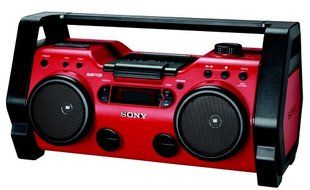 Sony ZSH10CP Portable Heavy Duty CD Radio Boombox Speaker System (Discontinued by Manufacturer) N2