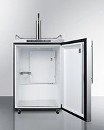 Summit SBC635MOS7HV 24" Outdoor Beer Dispenser with 5.6 cu. ft. Capacity Automatic Defrost Digital Thermostat... N2