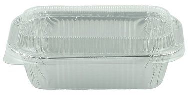 Foil Small Mini-Loaf Bread Pan w/Clear Lid 20 Sets N4