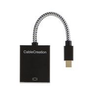 Mini DP to HDMI VGA Adapter, 2-in-1 (Two-In-One) Mini DisplayPort (Thunderbolt compatible) to HDMI/VGA converter... N4