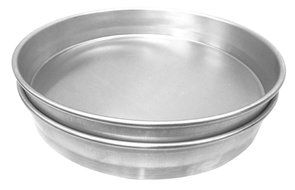 Allied Metal CPN8X2 Hard Aluminum Nesting Pizza/Cake Pan, Straight Sided, 8 by 2-Inch