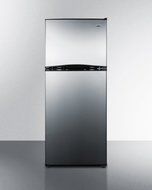 Summit FF1085SSIM 24" Freestanding Counter Depth Top Freezer Refrigerator with 9.9 cu.ft. Total Capacity, in Stainless...