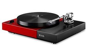 Perpetuum Ebner PE 2525 Turntable with Thorens Tonearm, Dust Cover (Red)