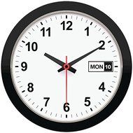 New TIMEKEEPER 5013 12" Day &amp; Date Wall Clock
