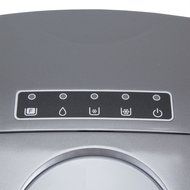 Della Portable Ice Maker, Produces up to 26 lbs. of Ice Daily, 2-Size (Black) N15