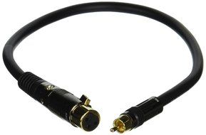 Monoprice 104783 1.5' Premier Series XLR Female to RCA Male 16AWG Cable N23