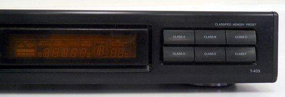 Onkyo T-403 Quartz Synthesized FM Stereo AM/FM Tuner N5