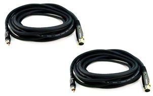 Monoprice 104783 1.5' Premier Series XLR Female to RCA Male 16AWG Cable N26