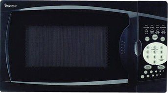 Magic Chef - 0.7 Cu. Ft. Compact Microwave - Black