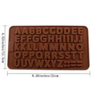 2PK A to Z Letters +Happy Birthday / Numbers /Symbols Mold Chocolate Decorating Silicone Tray (Ships From USA) N2