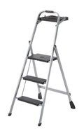 Skinny Mini 3-Step Steel Step Stool with Project Tray by Skinny Mini