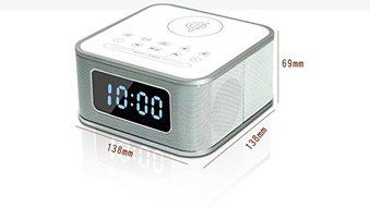 IRISTIME Bluetooth 4.0 Wireless Speaker, Portable Rechargeable Stereo Speaker with Universal QI Wireless Charger... N2