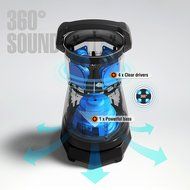Titus Audio Outdoor 360 60W Waterproof Bluetooth Speaker, Black N5