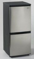 Avanti FFBM45136SS Bottom Mount Freezer/Refrigerator, 4.5 cu. ft., Black